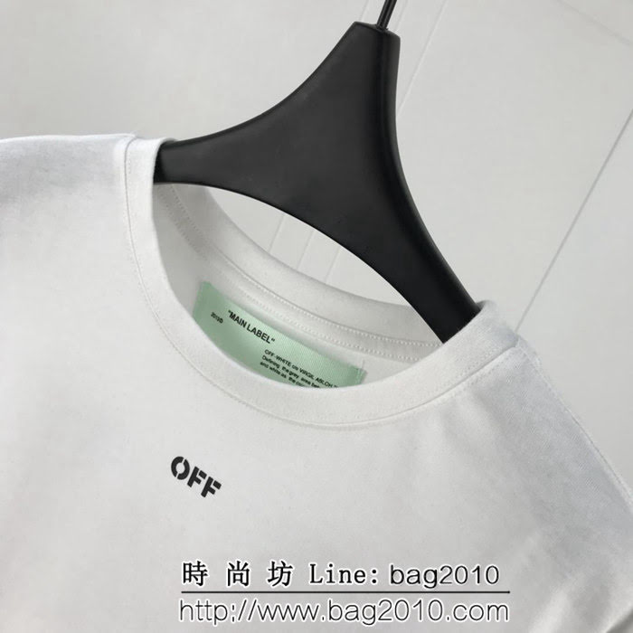 OFF-white19ss春夏新款 彩色太陽花印花 精梳棉短袖 男女同款 ydi1459